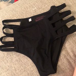 High waisted bikini bottoms